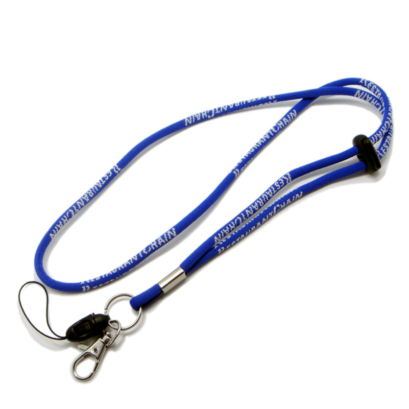 快適なラウンドジャカードLOGO高弾性コード織りロゴストラップ