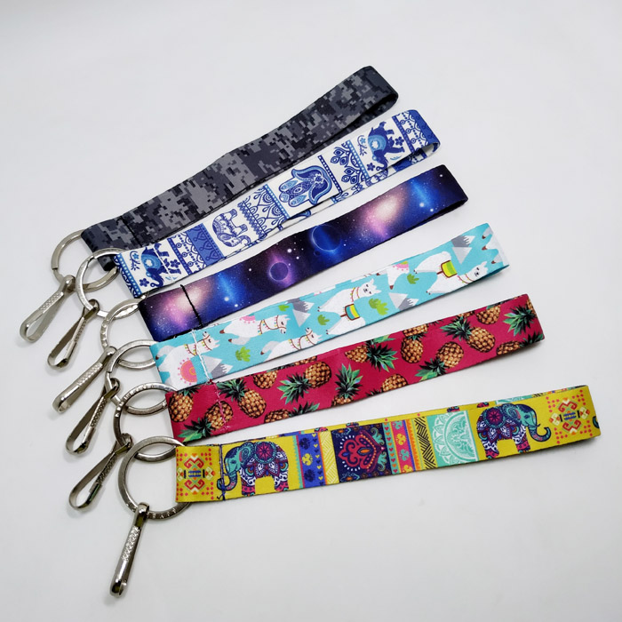 2020特色がある民族風の熱転写印刷キー ロープ