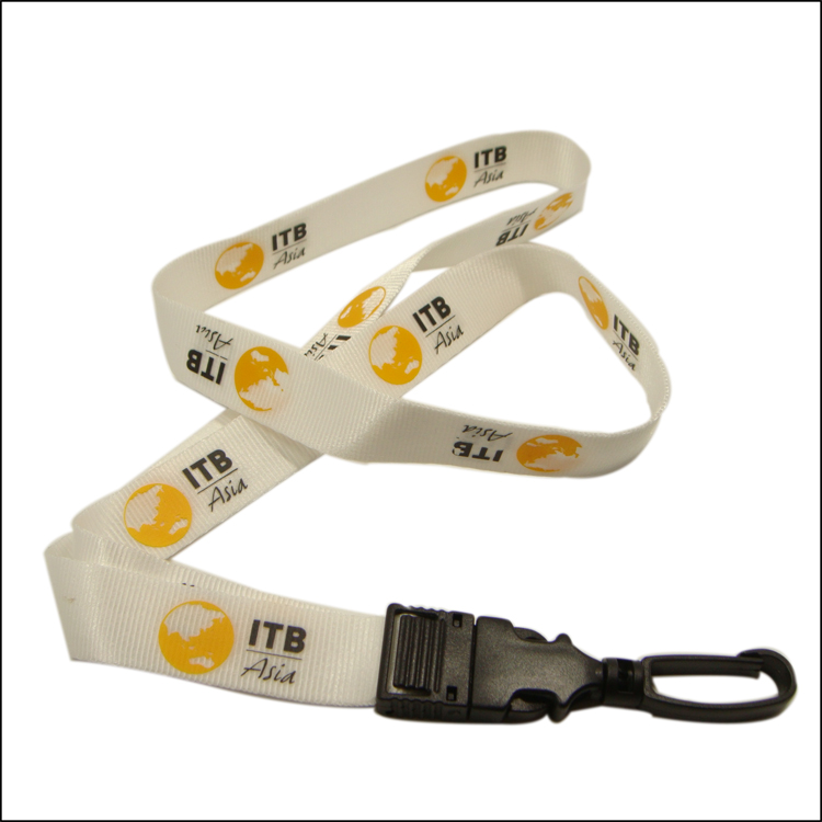 顧客特別仕立の環境に優しいナイロンカードランヤードつうようしないストラップ