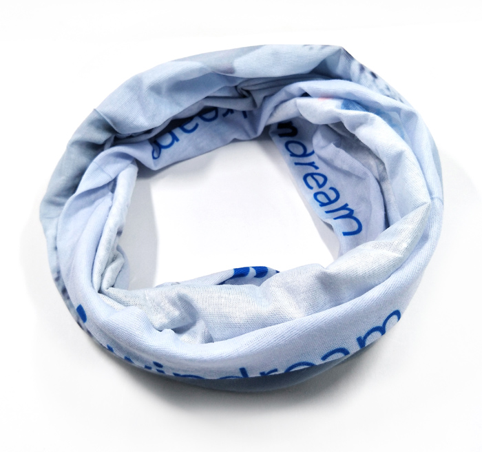 多機能t鳥柄転写印刷ネックバンダナ