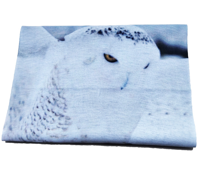 多機能t鳥柄転写印刷ネックバンダナ