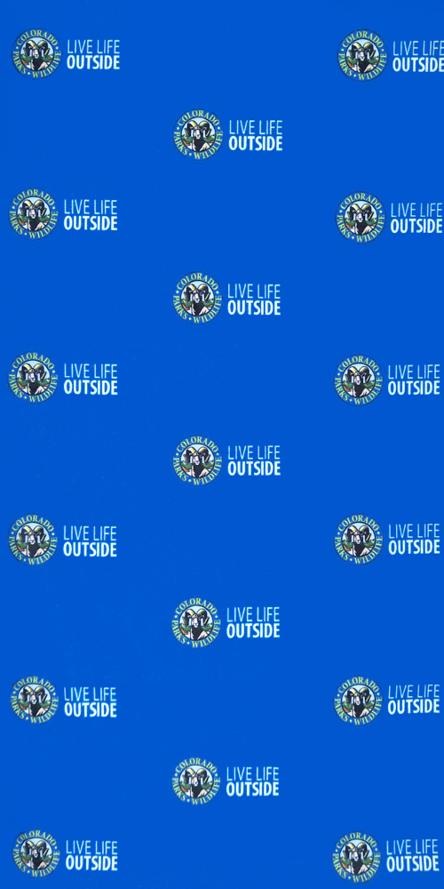 青色多機能管状シームレスな転写印刷ネックスカ-フ